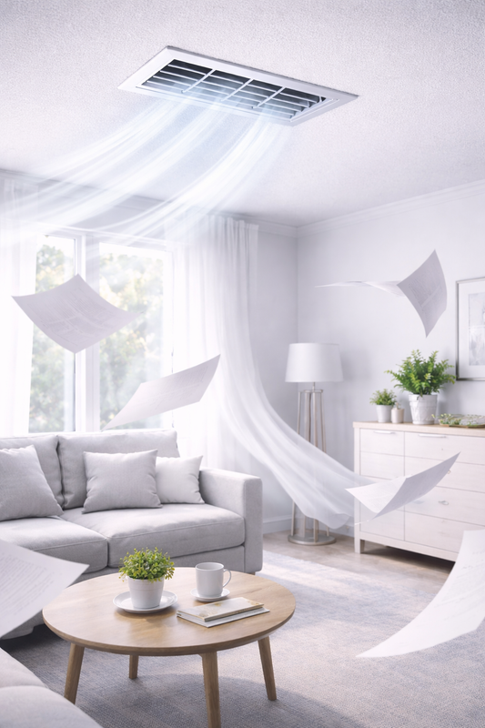 Why Your AC Feels Like It’s Blowing Too Hard (But Not Cooling Well)