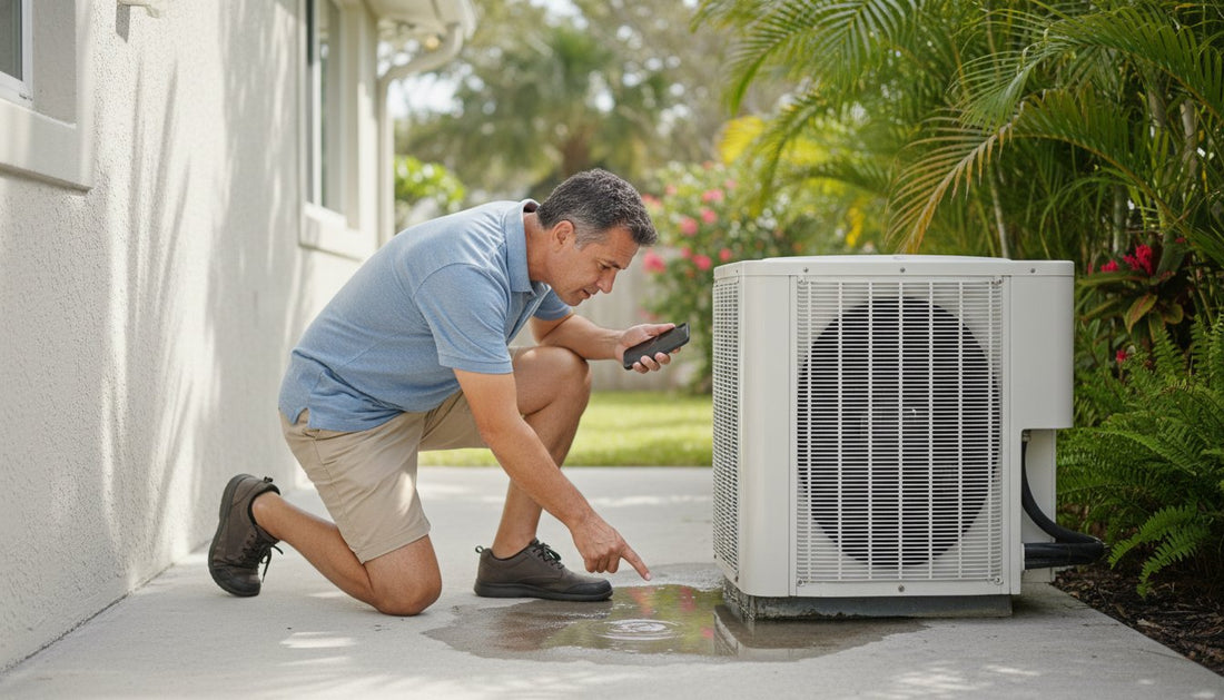 AC Unit Leaking Water Outside: Is It Normal or a Florida Emergency?